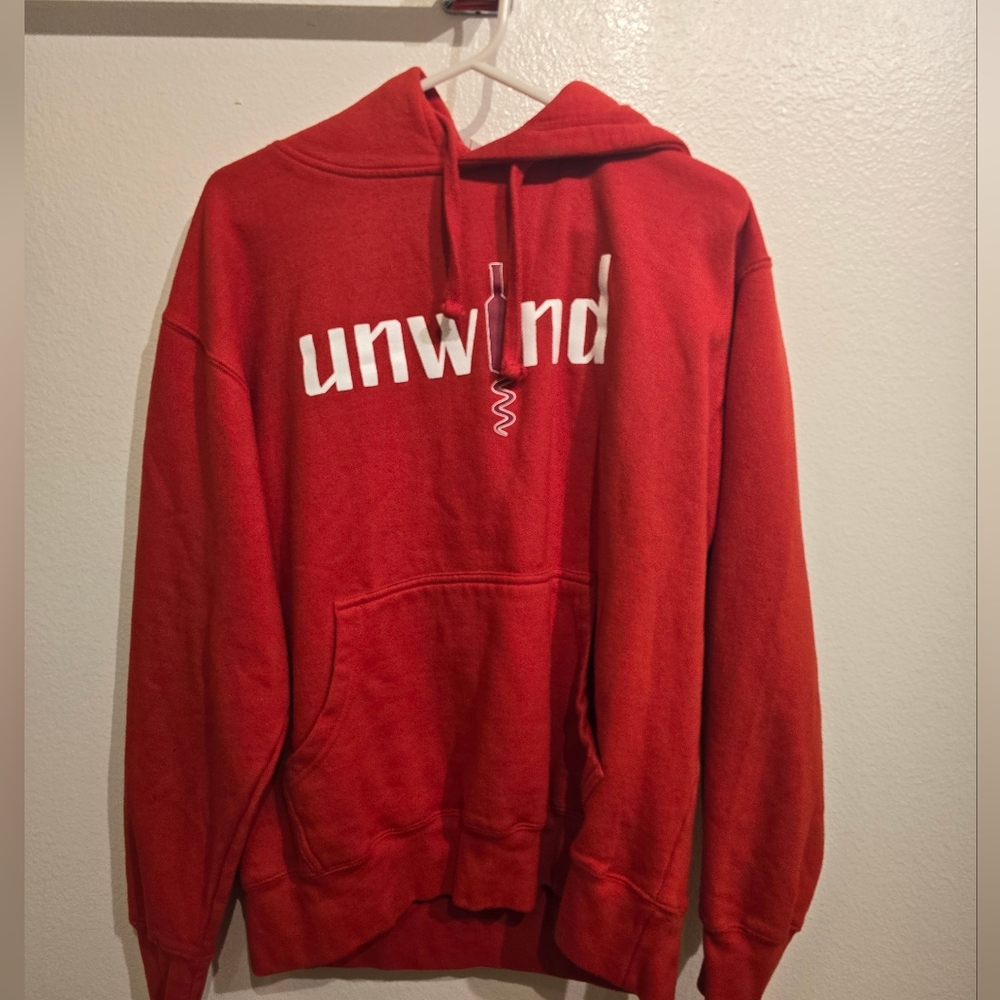 Womens Medium Red Unwind Sweater